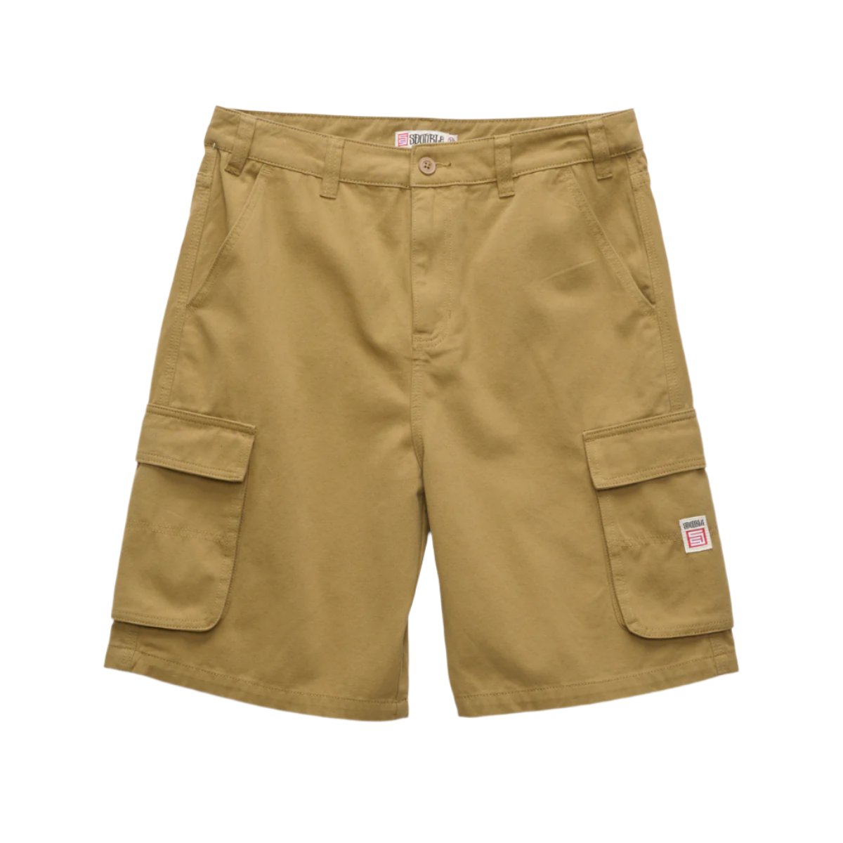 S-DOUBLE - CARGO WORK SHORT - KHAKI