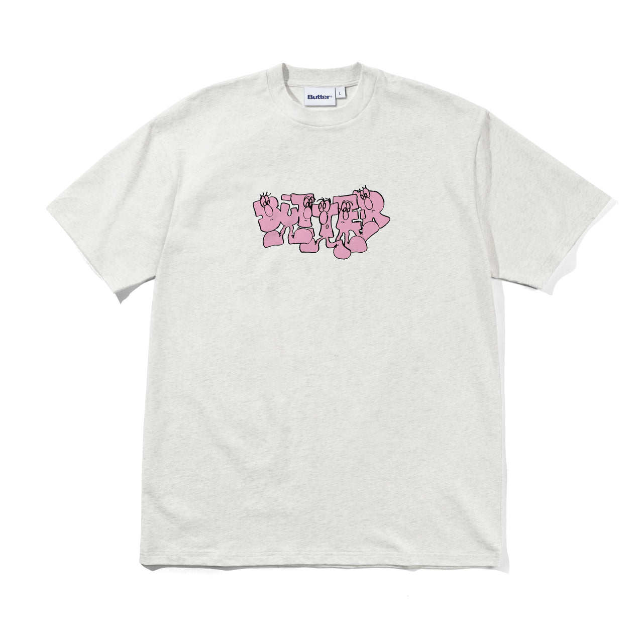 BUTTER GOODS - CHARACTER TEE  - ASH
