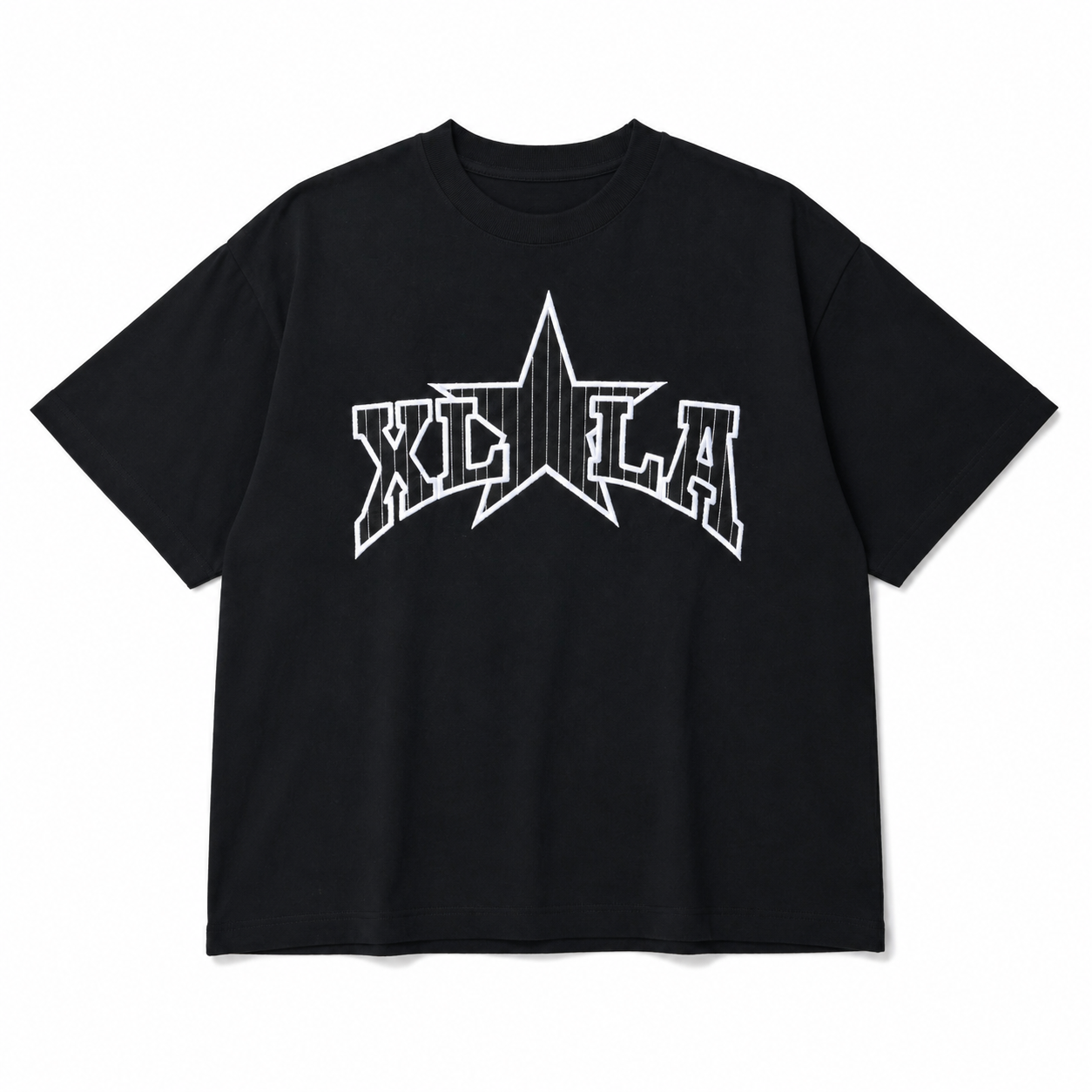 XLARGE - LA STAR GORILLA FIT TEE - BLACK