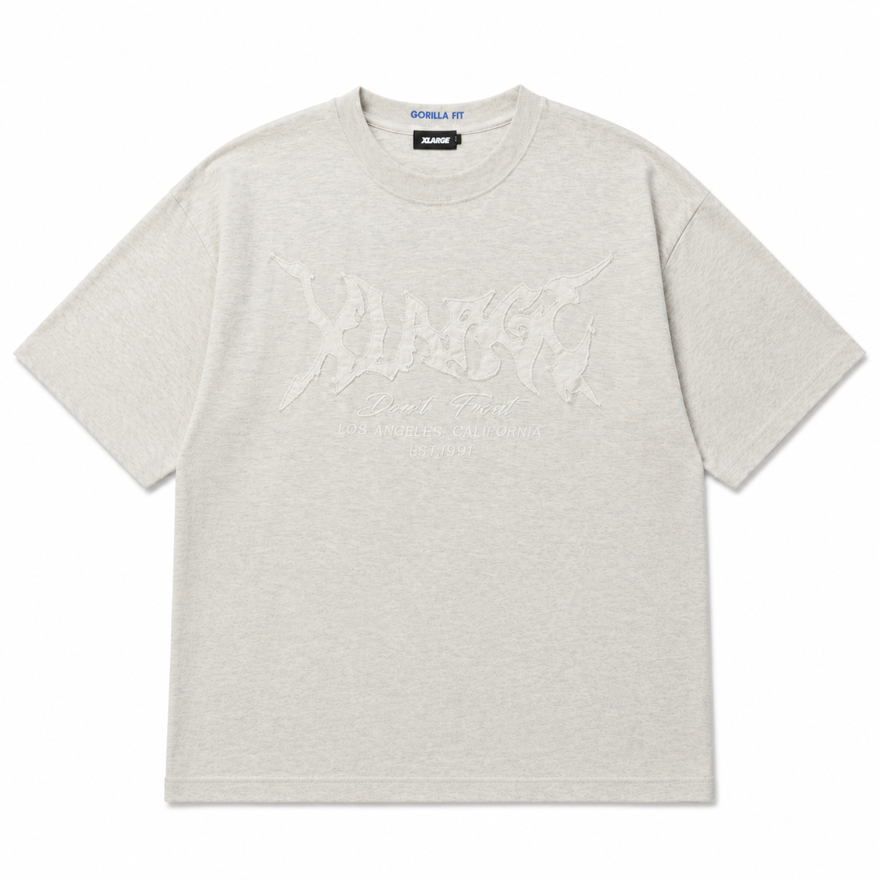 XLARGE - METAL GORILLA FIT TEE - ASH HEATHER
