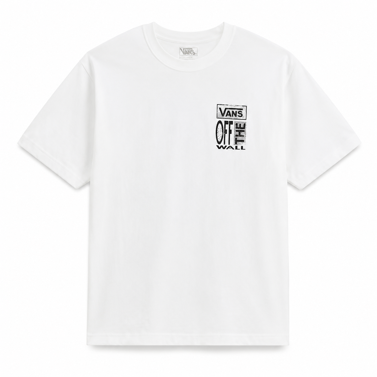 VANS - CUT AND PASTE T-SHIRT - WHITE