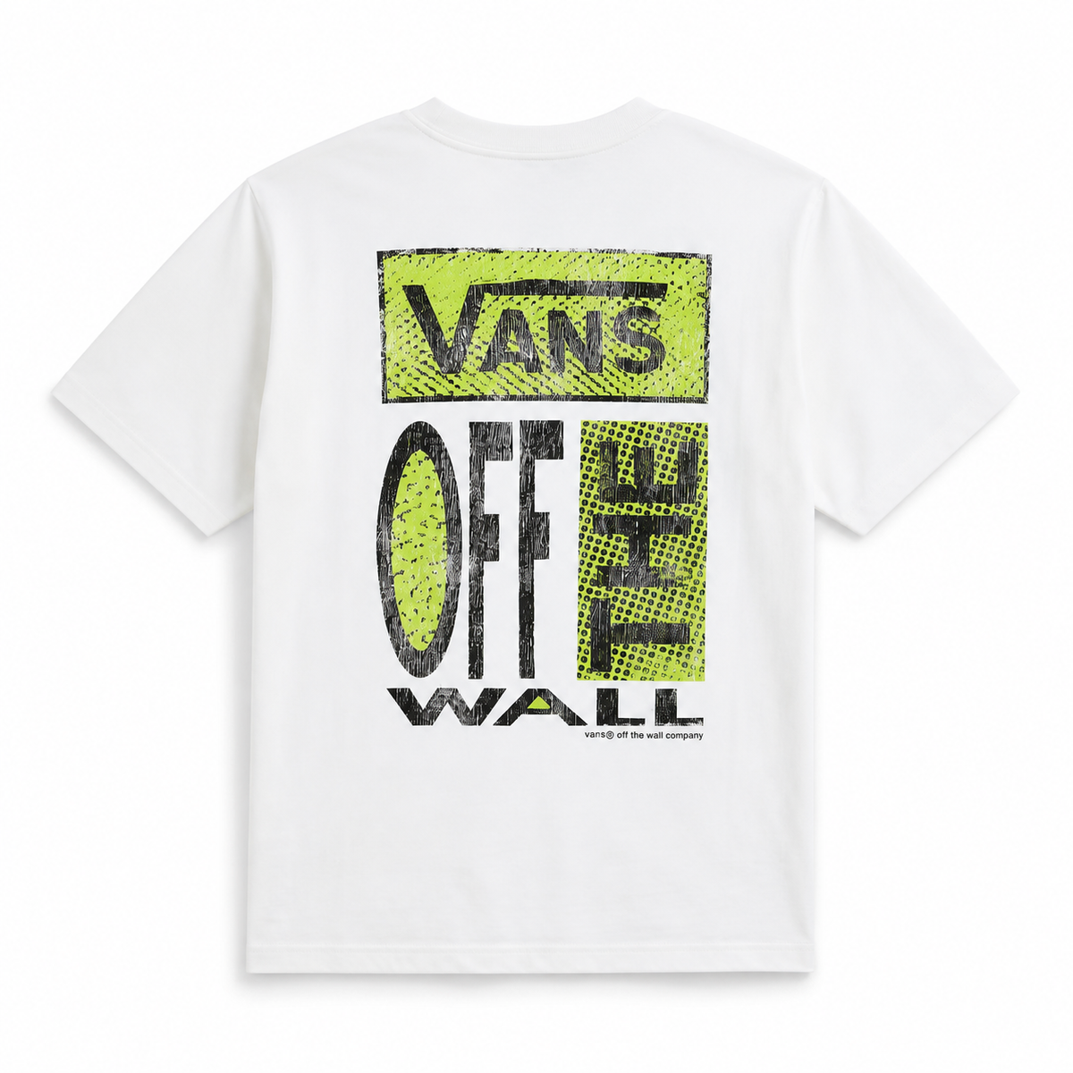 VANS - CUT AND PASTE T-SHIRT - WHITE