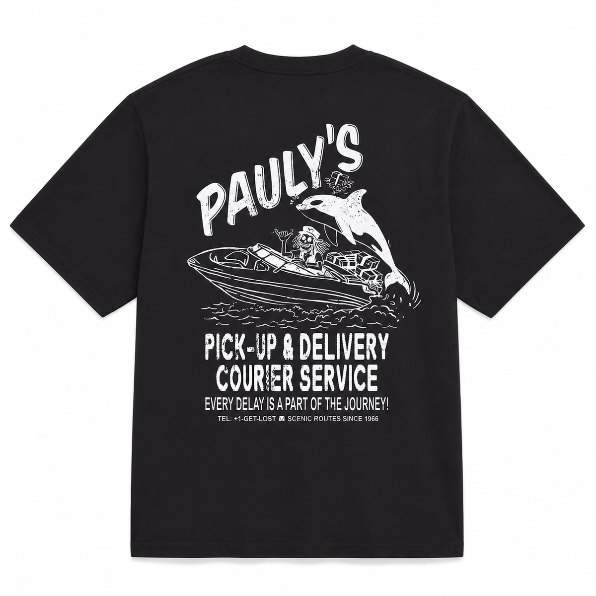 VANS - PAULY'S DELIVERY T-SHIRT - BLACK
