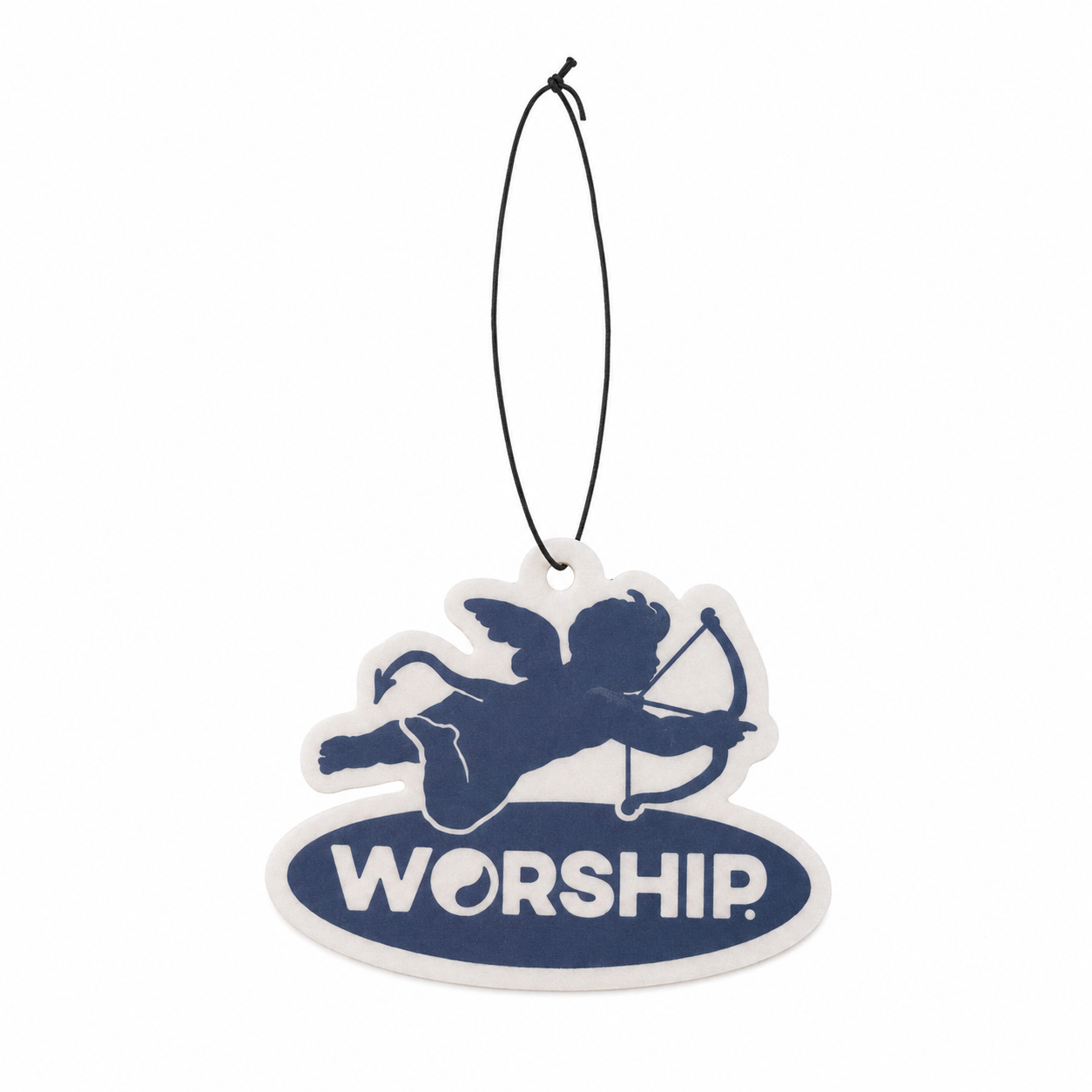 WORSHIP - CHERUB CAR AIR FRESHENER - WHITE