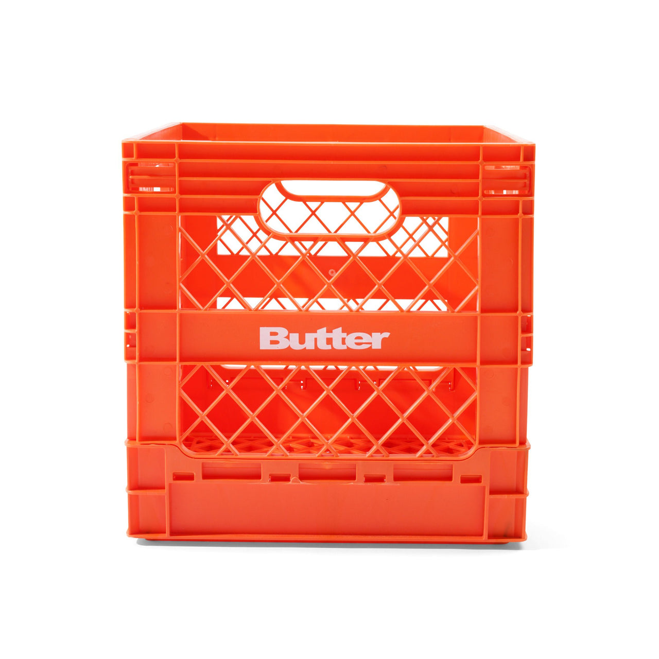 BUTTER GOODS -  COLLAPSIBLE RECORD CRATE - ORANGE