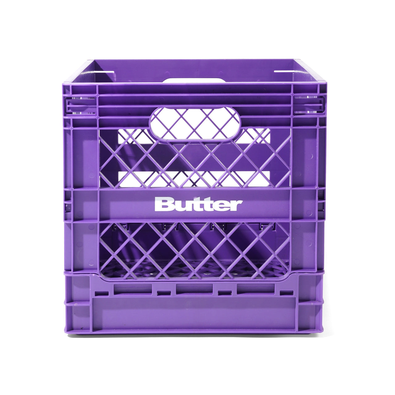 BUTTER GOODS -  COLLAPSIBLE RECORD CRATE - PURPLE