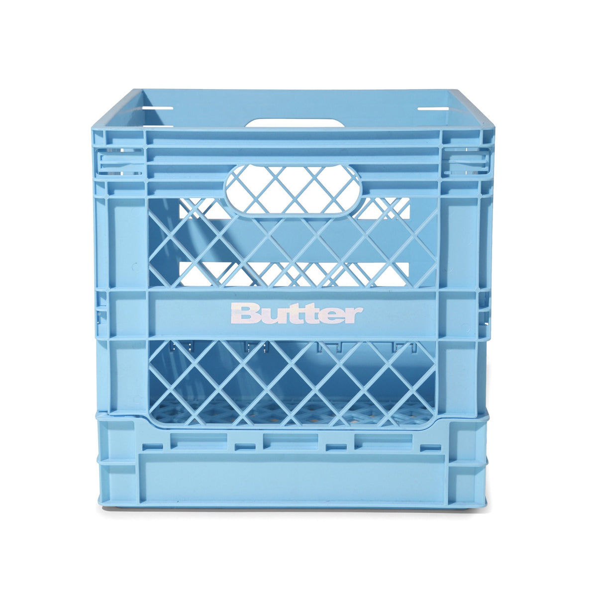 BUTTER GOODS -  COLLAPSIBLE RECORD CRATE - SKY BLUE