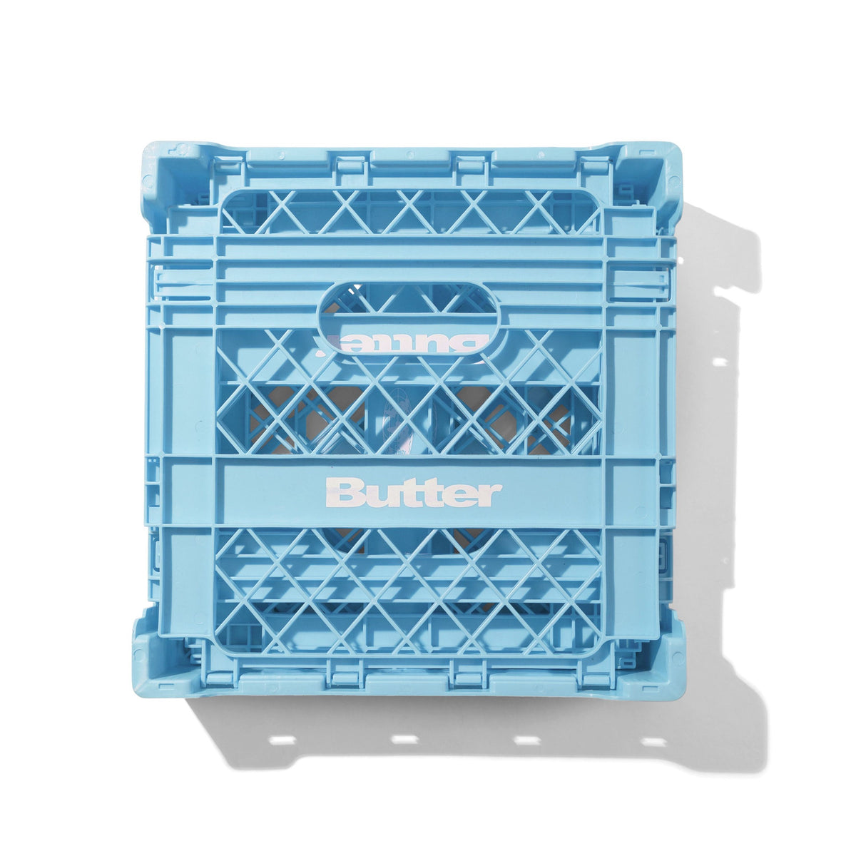BUTTER GOODS -  COLLAPSIBLE RECORD CRATE - SKY BLUE