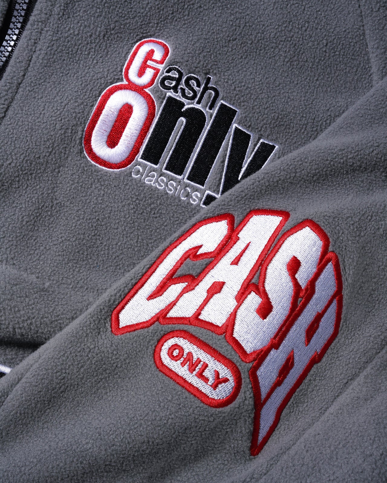CASH ONLY - COMPETITION 1/4 ZIP PULLOVER - ATHLETIC GREY