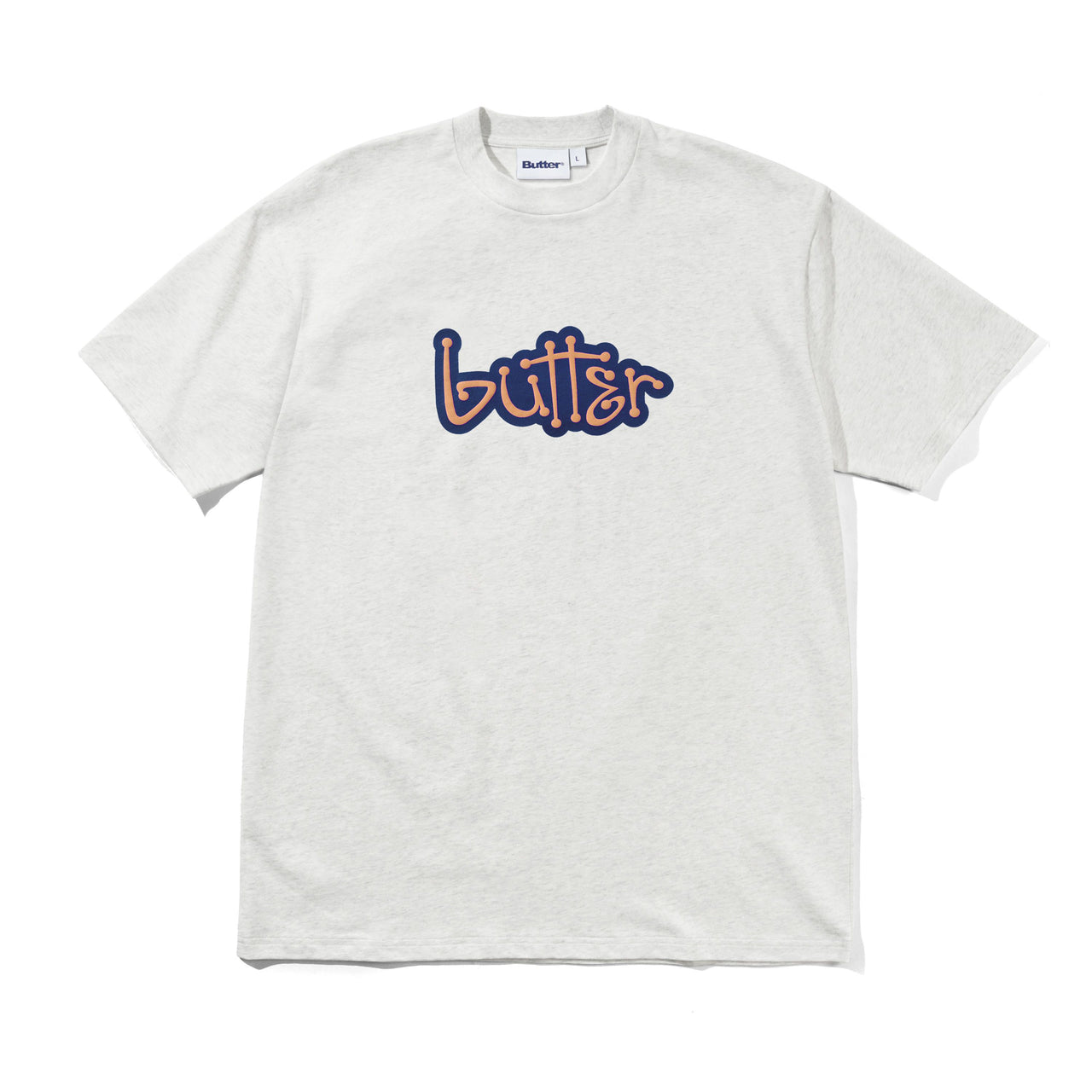 BUTTER GOODS - CONNECTION TEE  - ASH