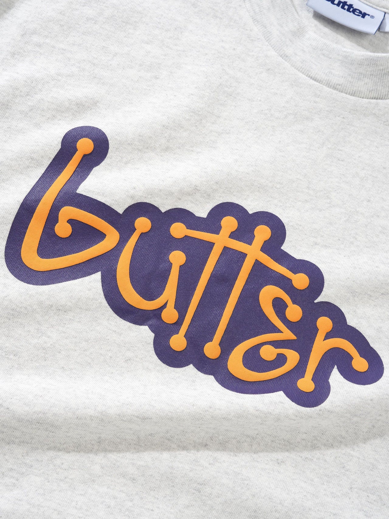 BUTTER GOODS - CONNECTION TEE  - ASH