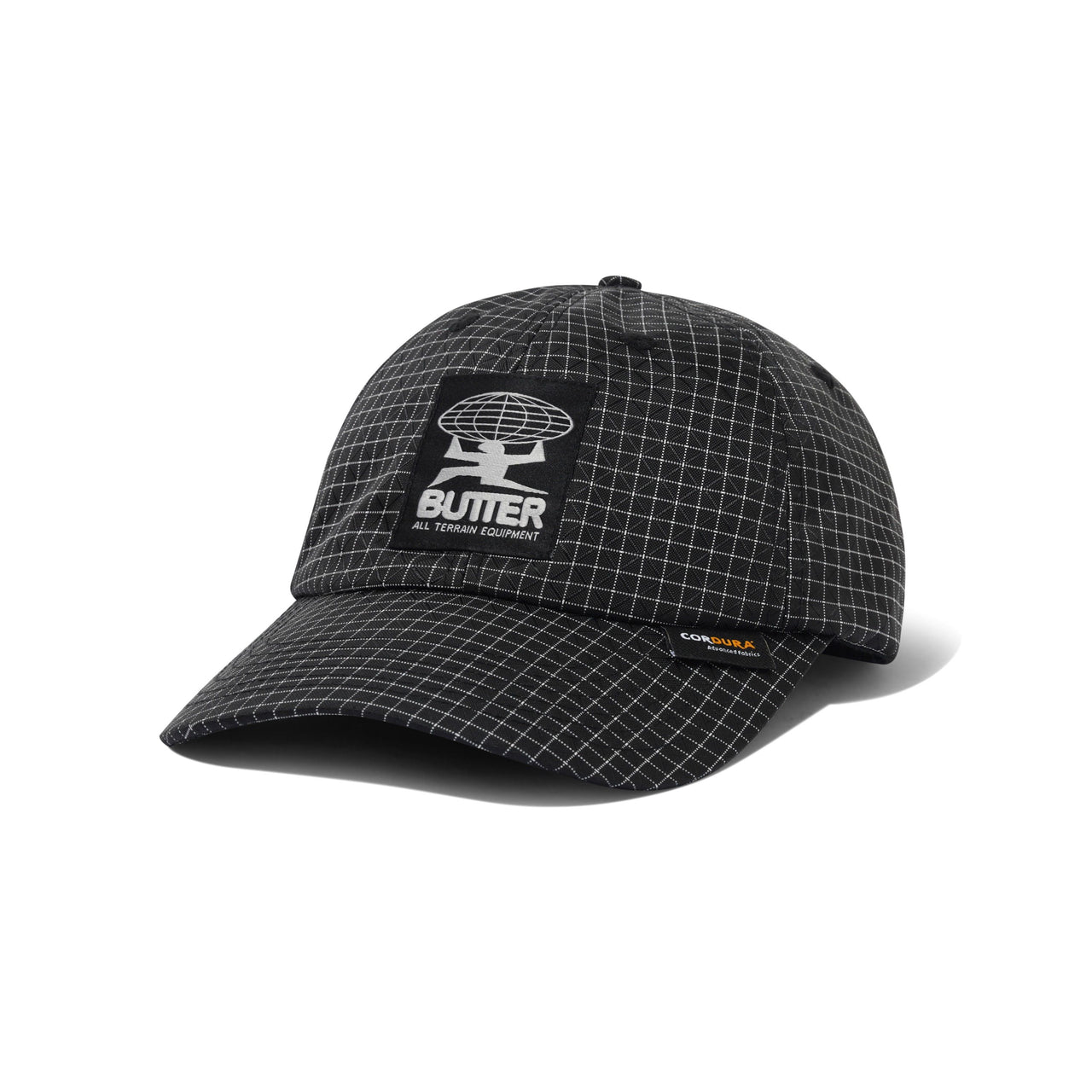BUTTER GOODS - CORDURA TERRAIN 6 PANEL CAP - BLACK