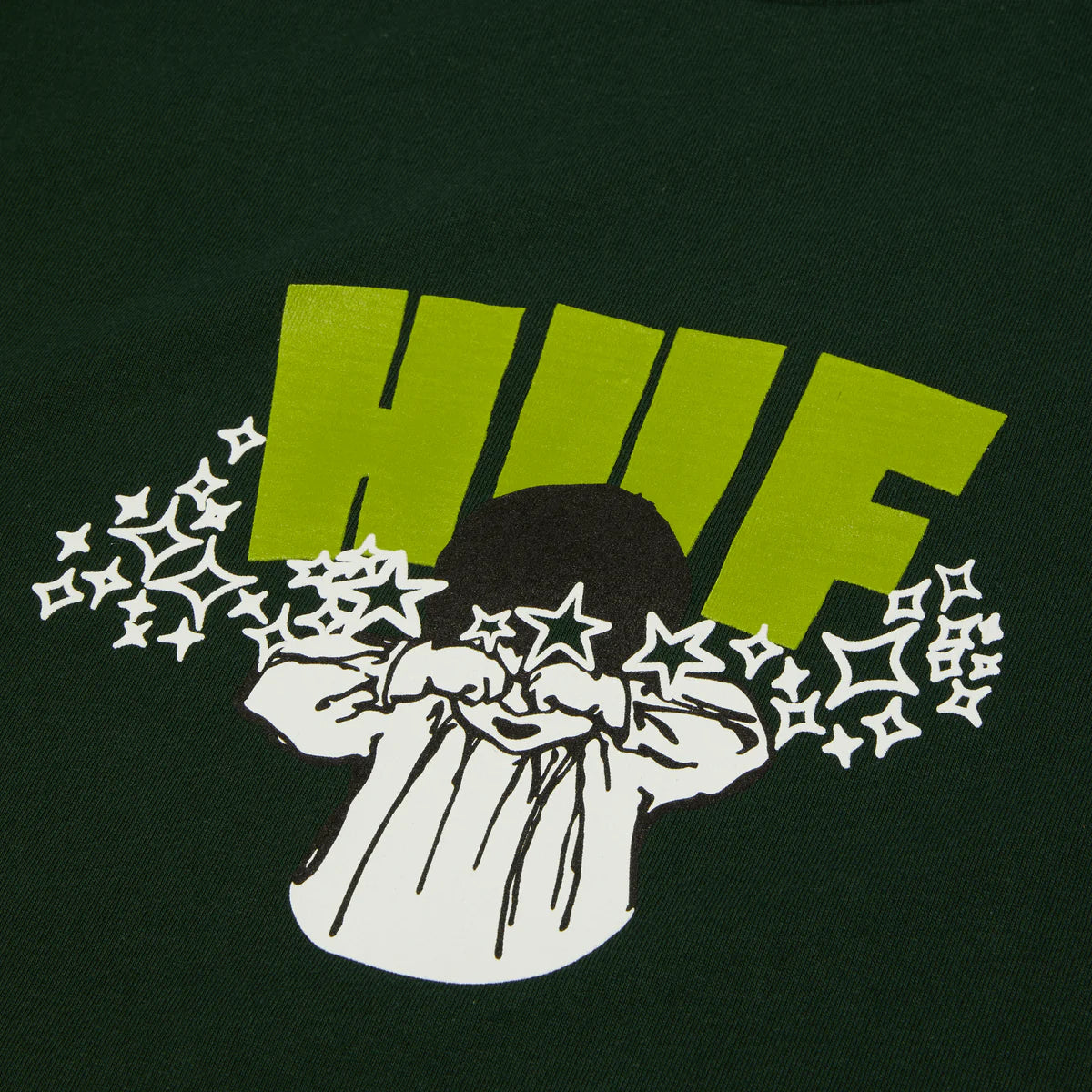 HUF - DAZED S/S TEE - FOREST GREEN