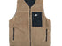 NIKE - SPORTSWEAR REVERSIBLE SHERPA VEST - KHAKI / BLACK / SAIL