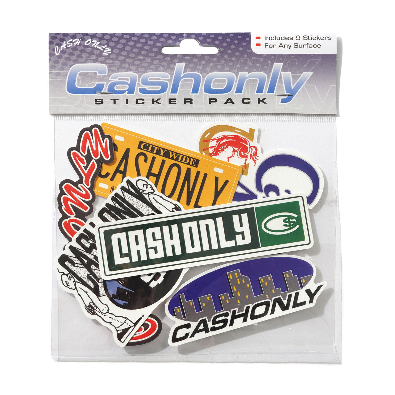 CASH ONLY - DROP 14 STICKER PACK ASSORTED O/S
