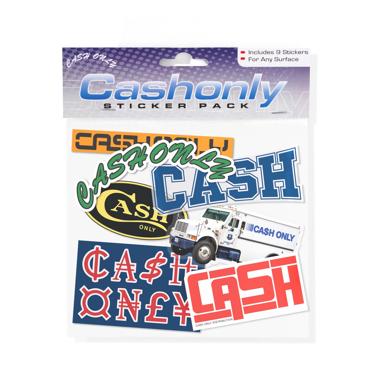 CASH ONLY - DROP 15 STICKER PACK ASSORTED