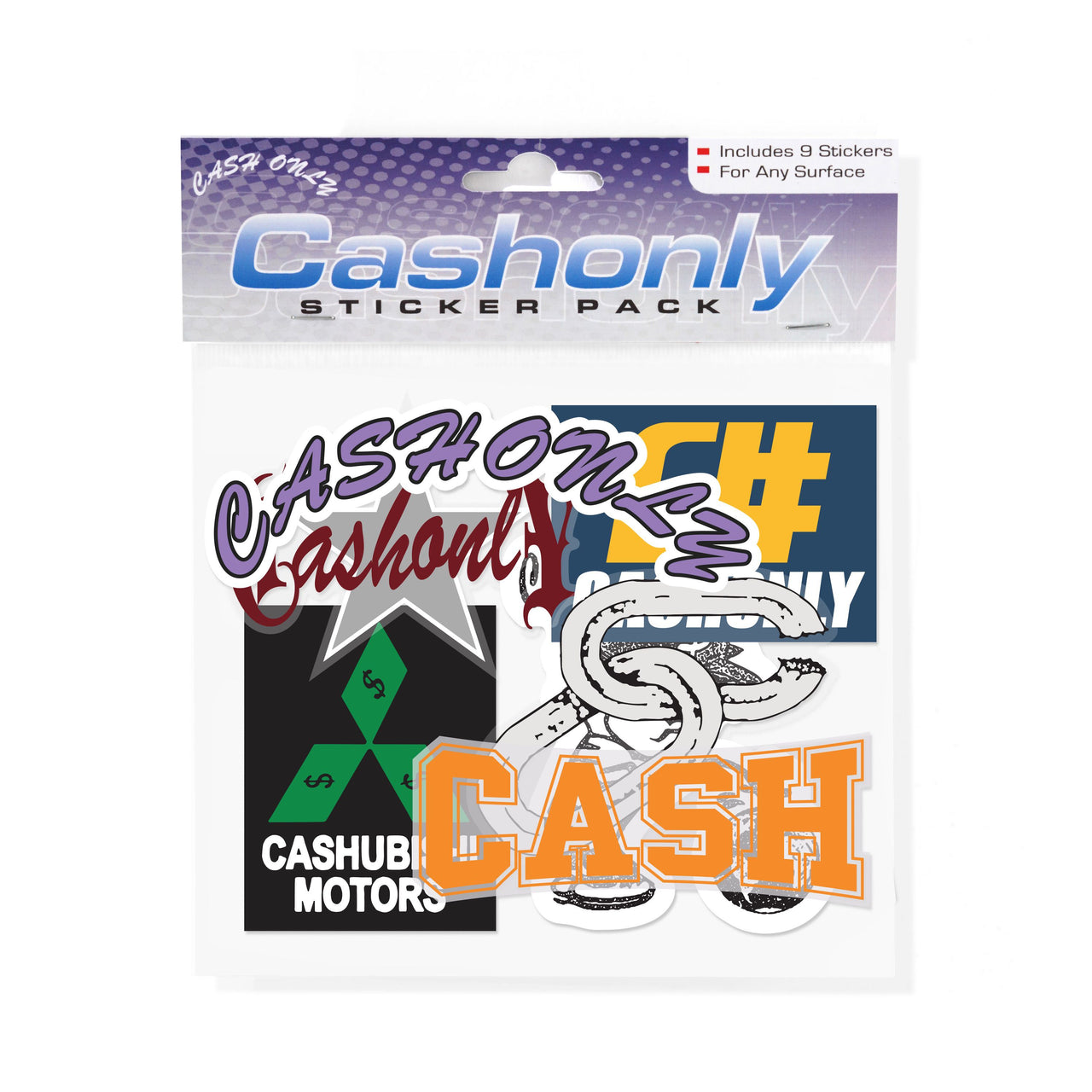 CASH ONLY - DROP 16 STICKER PACK ASSORTED