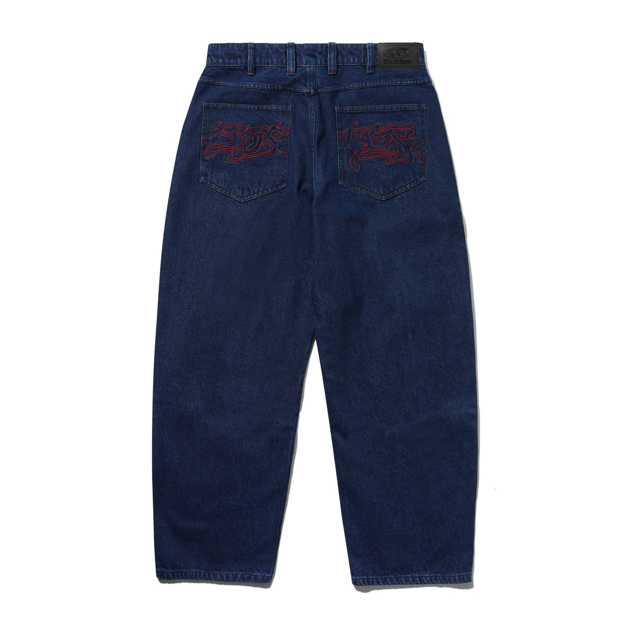 BUTTER GOODS - DRUMMER BAGGY DENIM JEANS - STONE WASH BLUE
