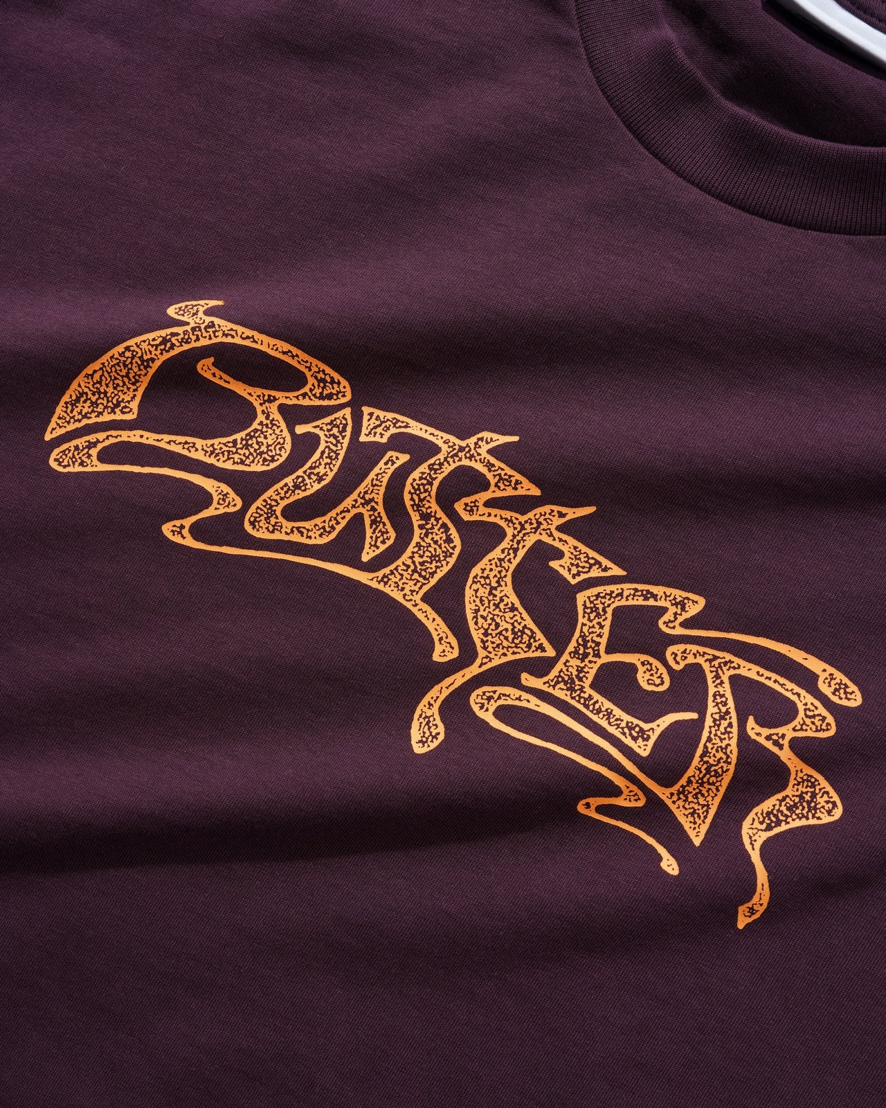 BUTTER GOODS - DRUMMER TEE - EGGPLANT