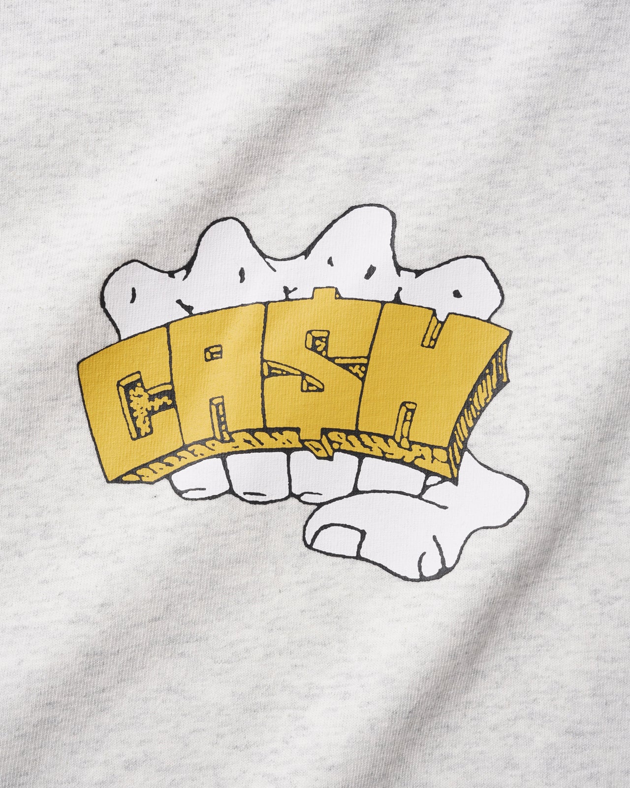 CASH ONLY - DUSTER TEE - ASH