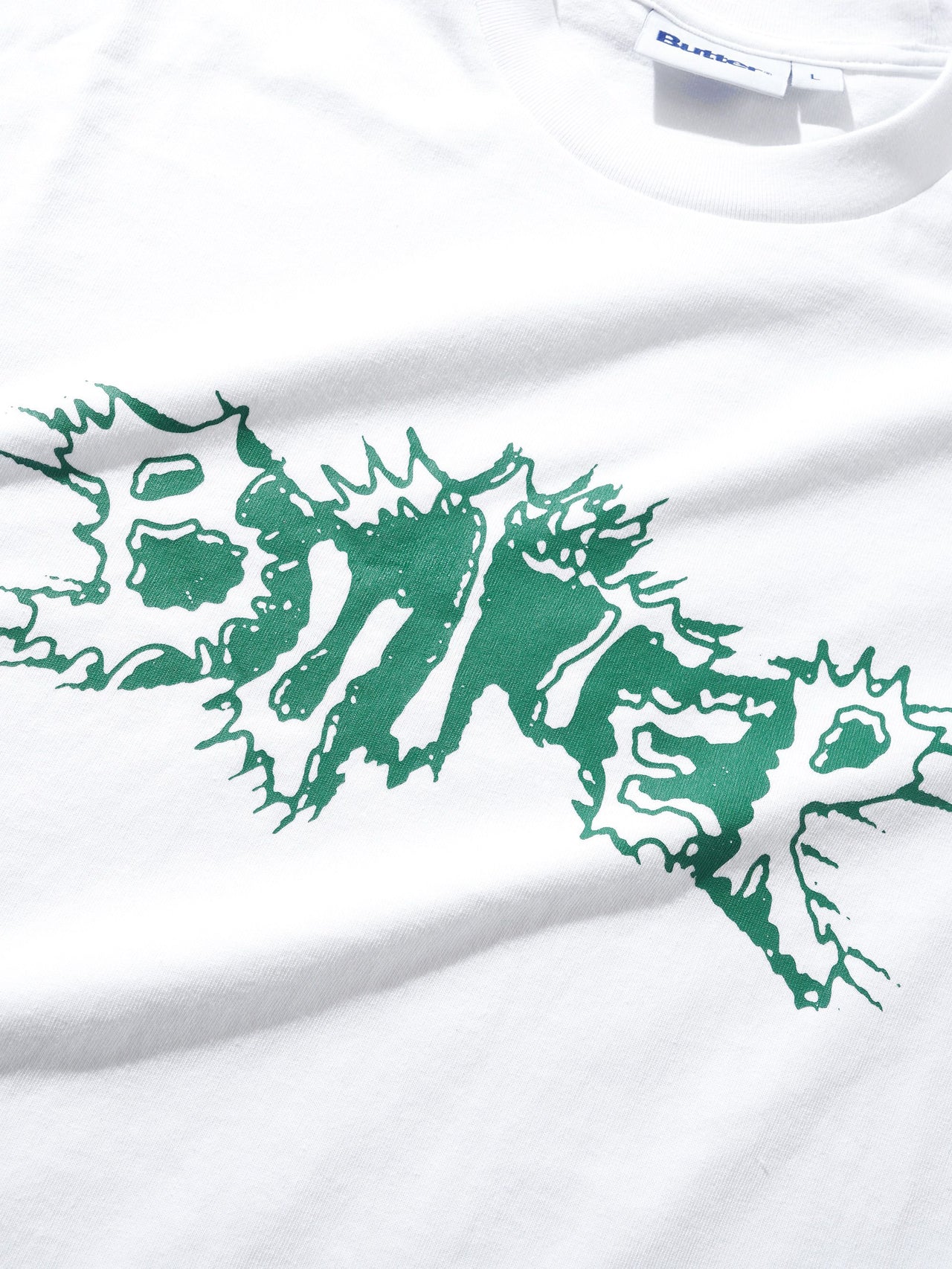 BUTTER GOODS - ERUPTION TEE  - WHITE