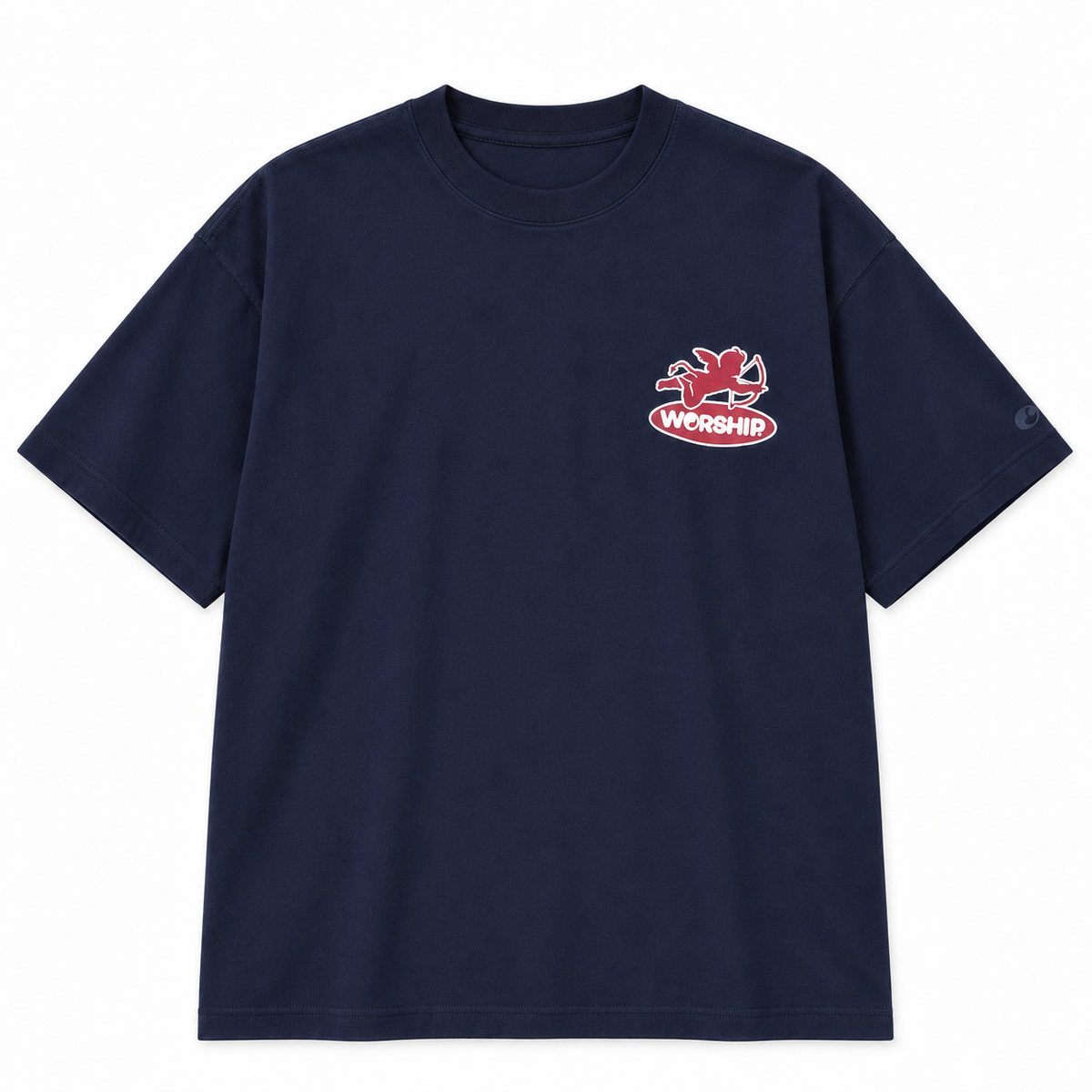 WORSHIP - SHADOW CHERUB TEE - BLACK IRIS