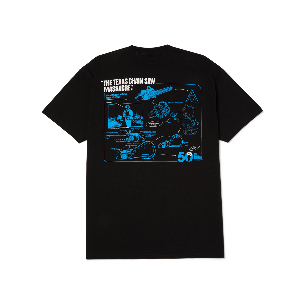 HUF - FEAR S/S T-SHIRT - BLACK