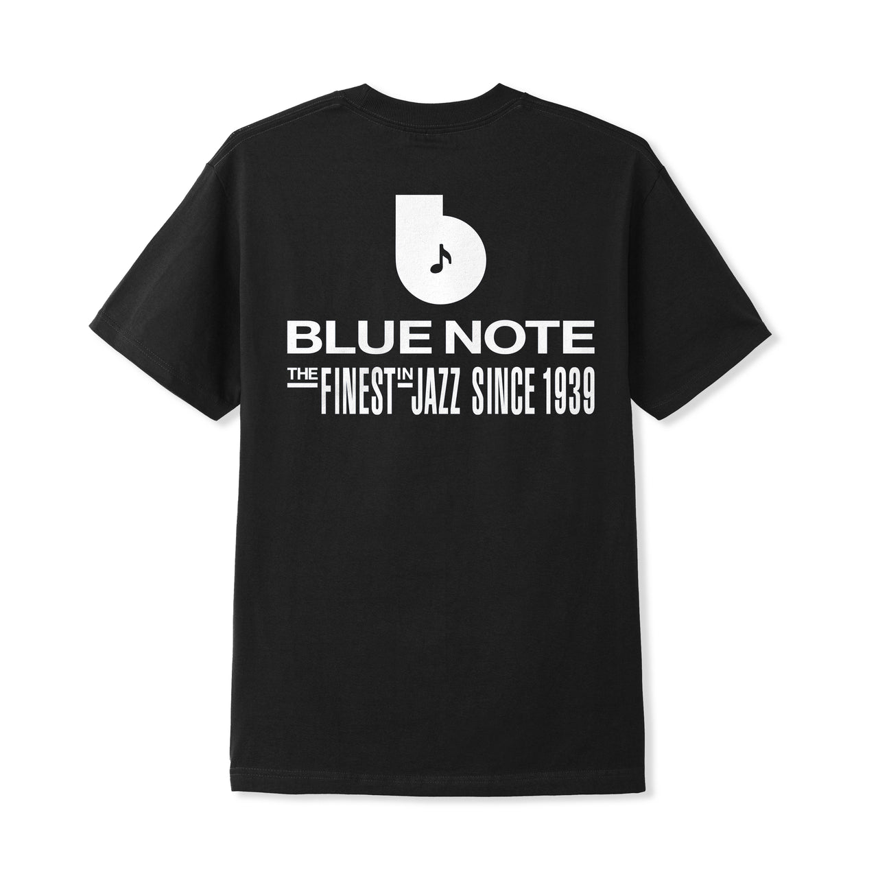 BUTTER GOODS X BLUE NOTE - FINEST LOGO TEE - BLACK