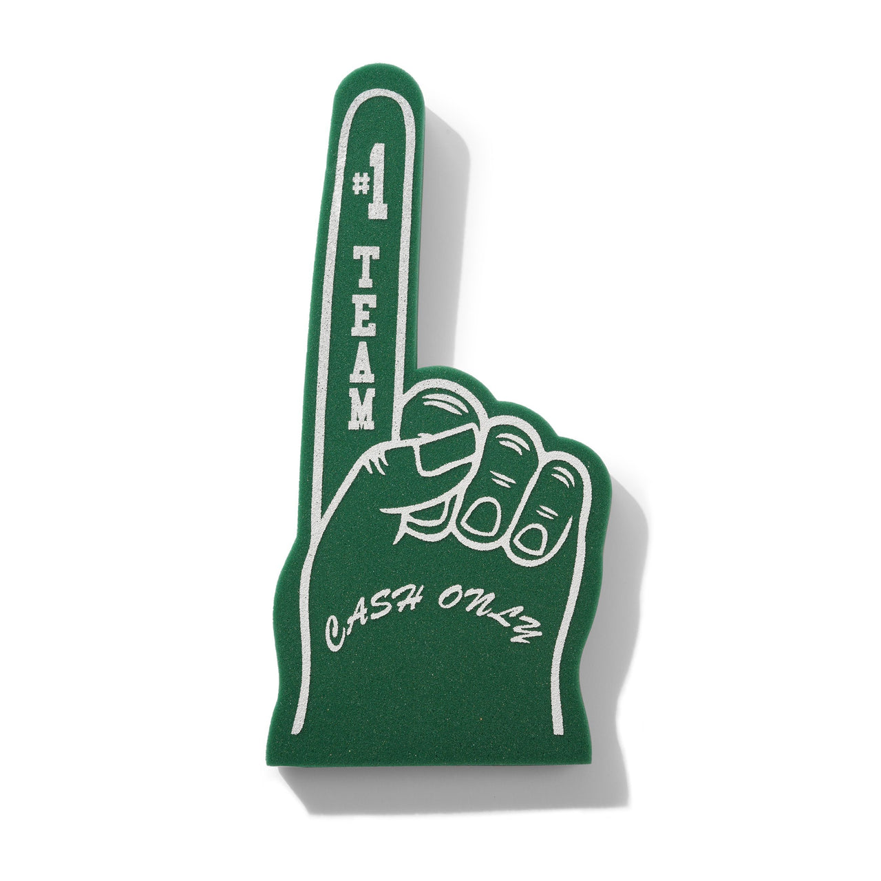 CASH ONLY - FOAM FINGER - GREEN