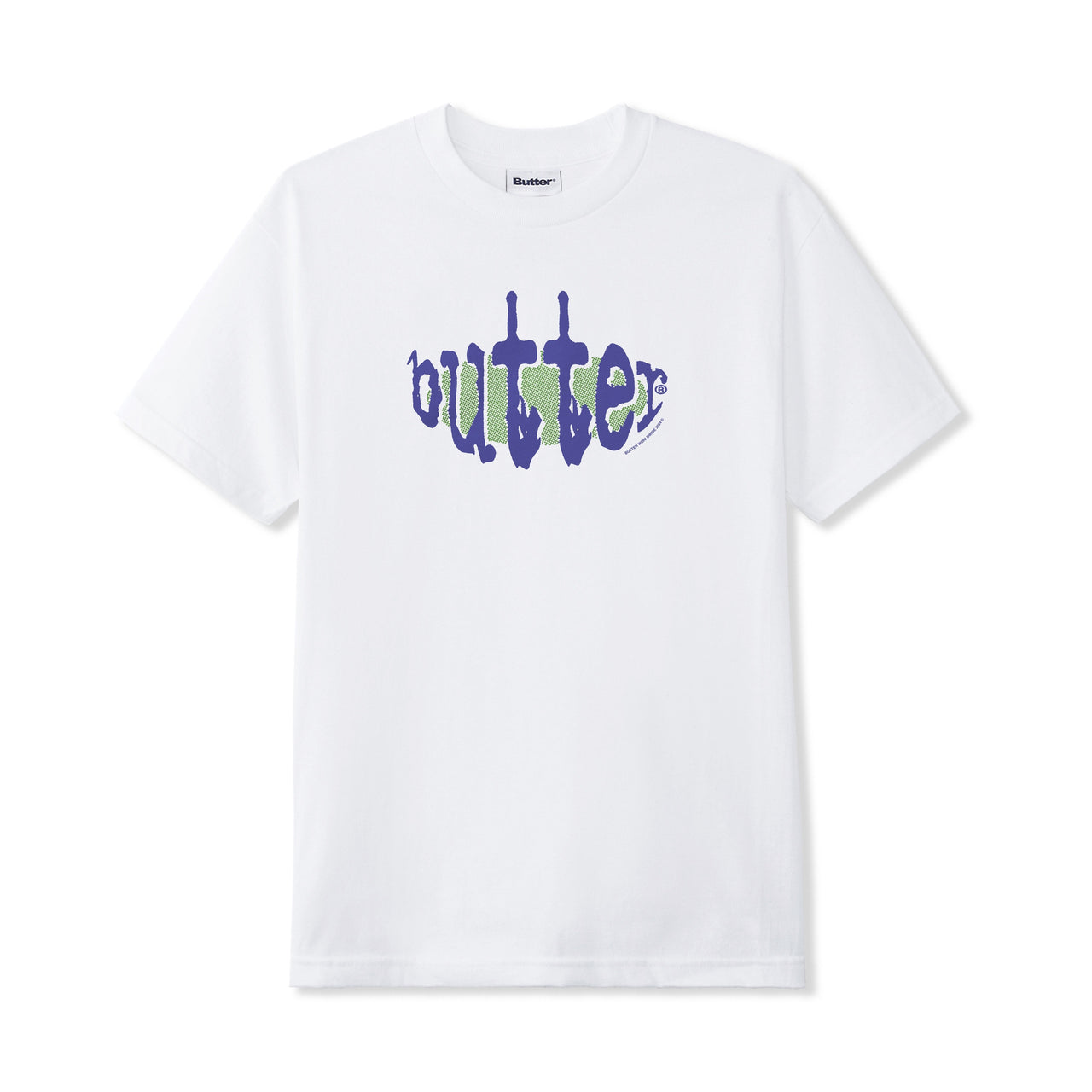 BUTTER GOODS - FRENZY TEE - WHITE