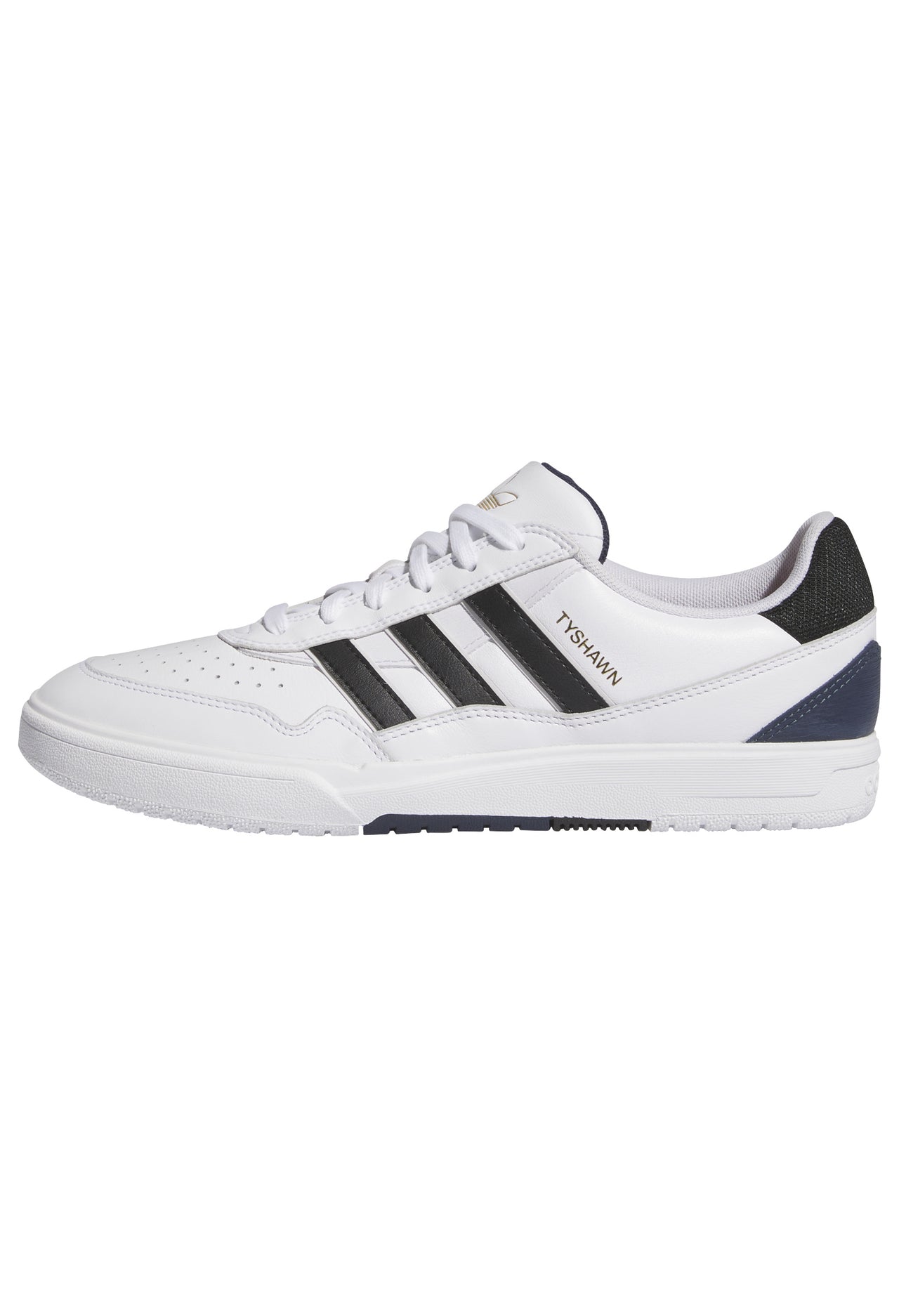 ADIDAS - TYSHAWN II -  WHITE / BLACK / COLLEGIATE NAVY