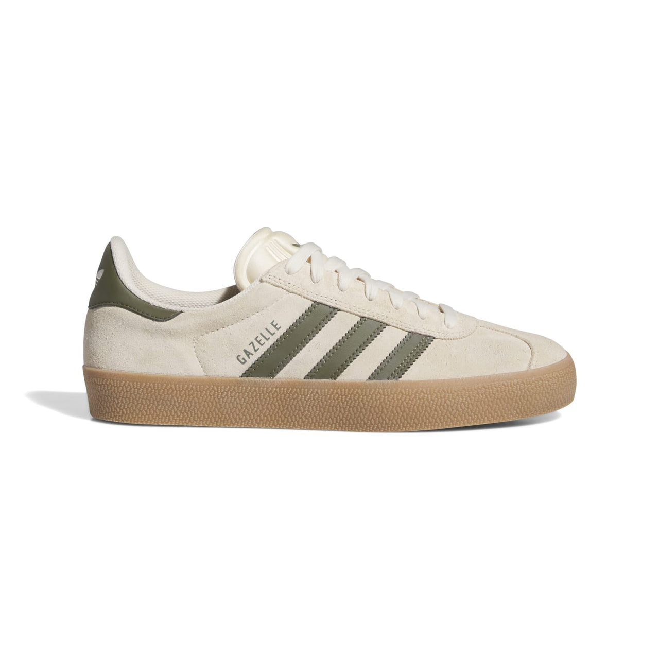 ADIDAS - GAZELLE ADV -  ECRU TINT / FOCUS OLIVE / GUM