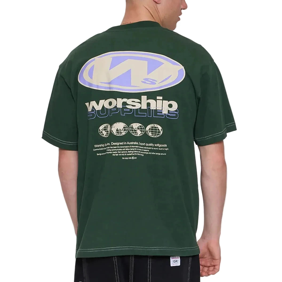 WORSHIP - SONIC TEE - EDEN GREEN