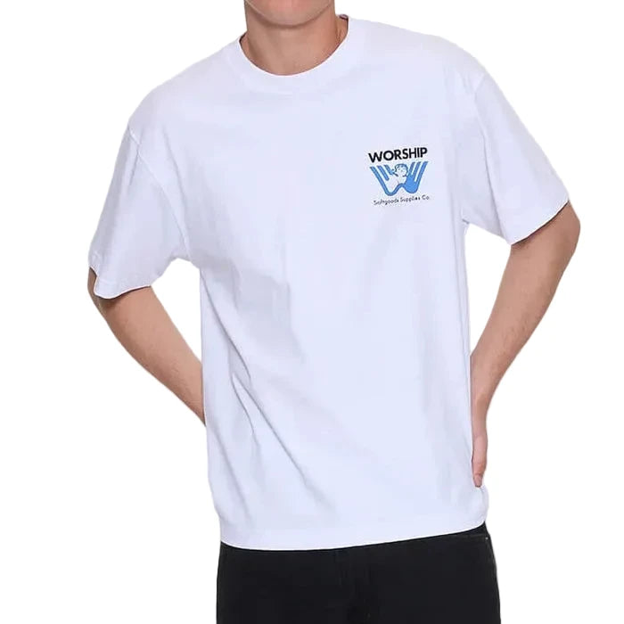 WORSHIP - GENESIS TEE - WHITE