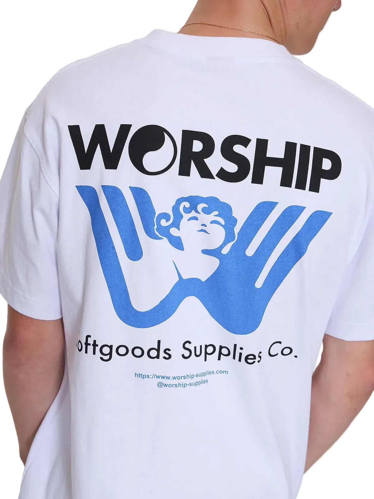 WORSHIP - GENESIS TEE - WHITE