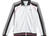 ADIDAS - TYSHAWN TRACK JACKET - CRYSTAL WHITE / BLACK / BETTER SCARLET