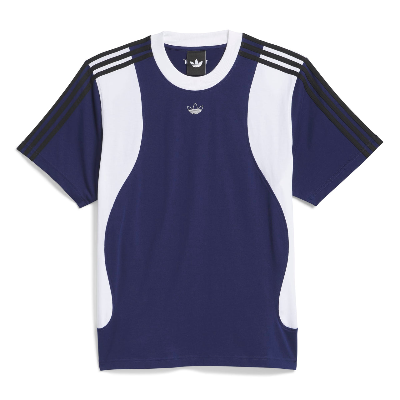 ADIDAS - TYSHAWN TEE - DARK BLUE / WHITE
