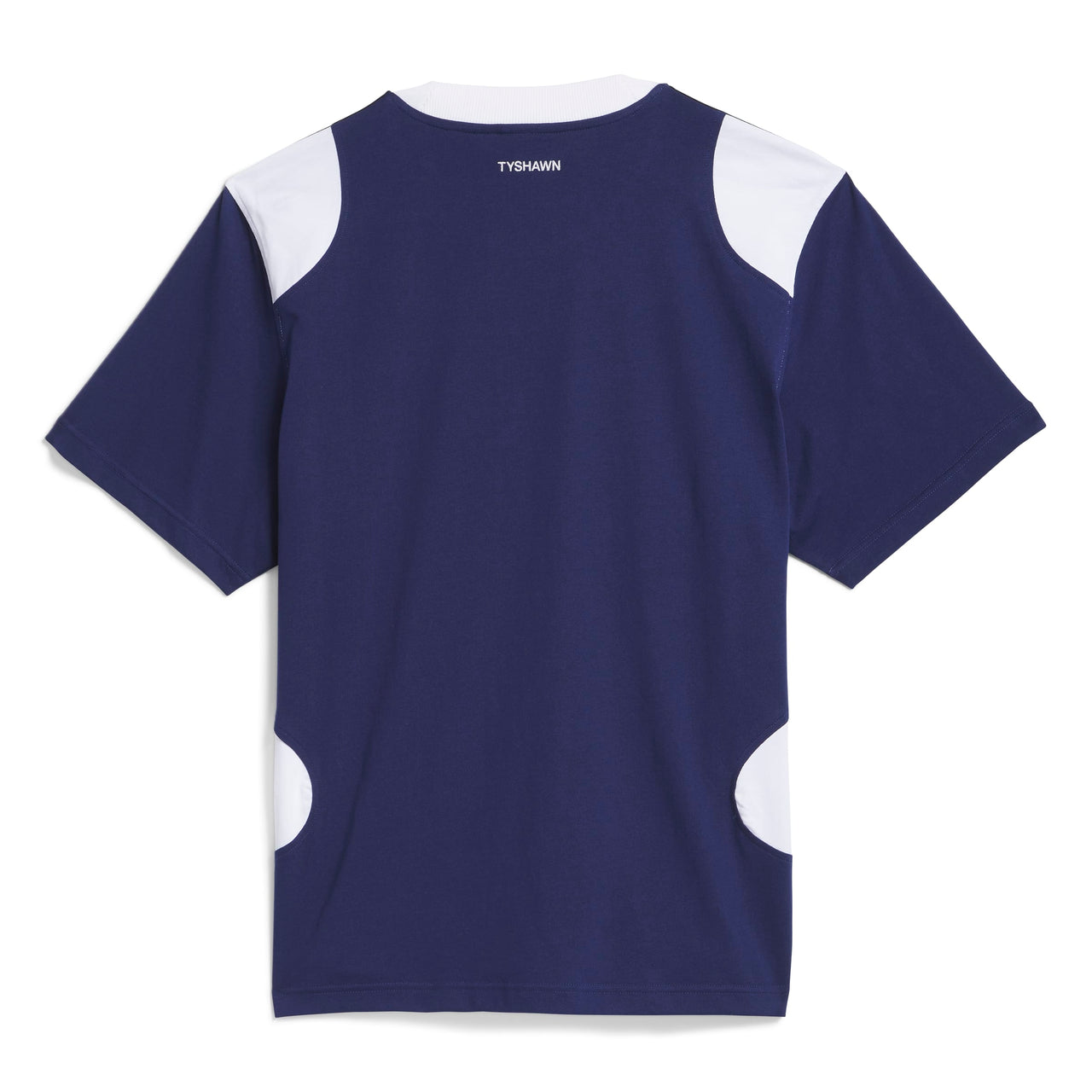 ADIDAS - TYSHAWN TEE - DARK BLUE / WHITE