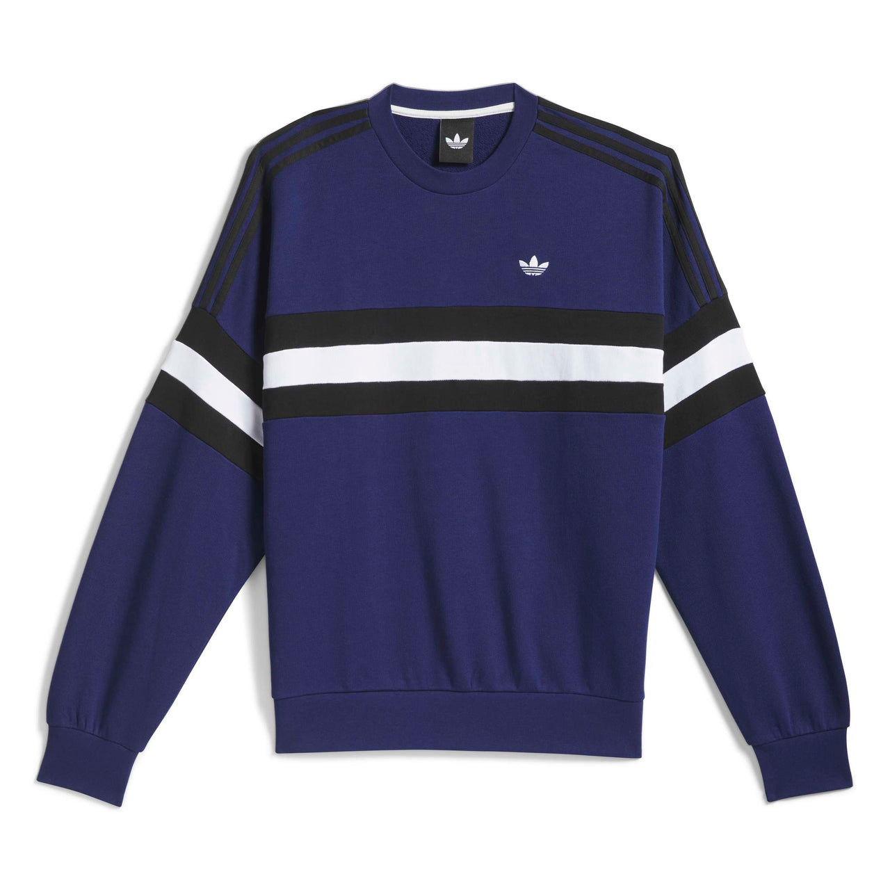 ADIDAS - SKATE OG CREWNECK SWEATSHIRT - DARK BLUE / BLACK / WHITE