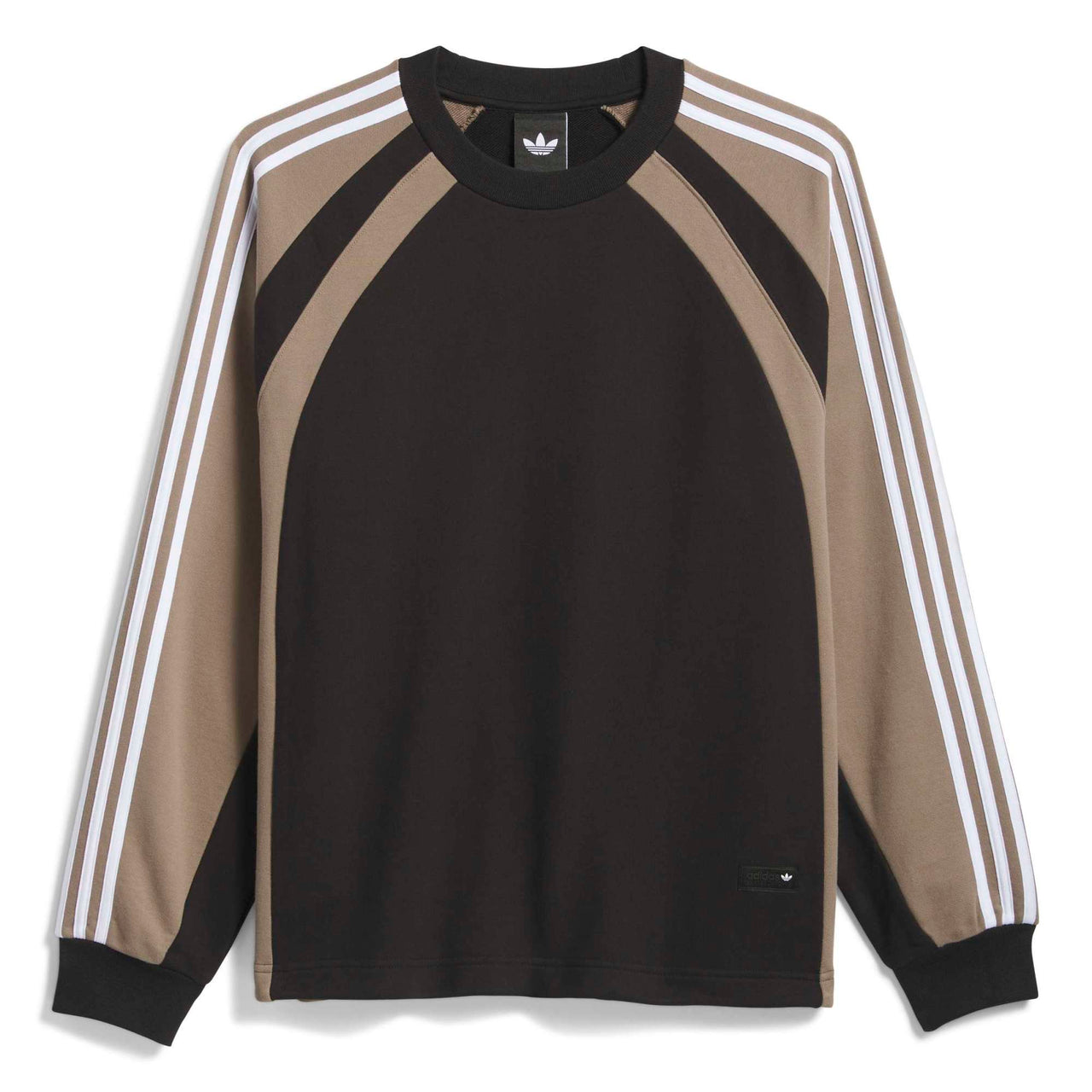 ADIDAS - FS+ CREWNECK SWEATSHIRT - BLACK / KHAKI SIX