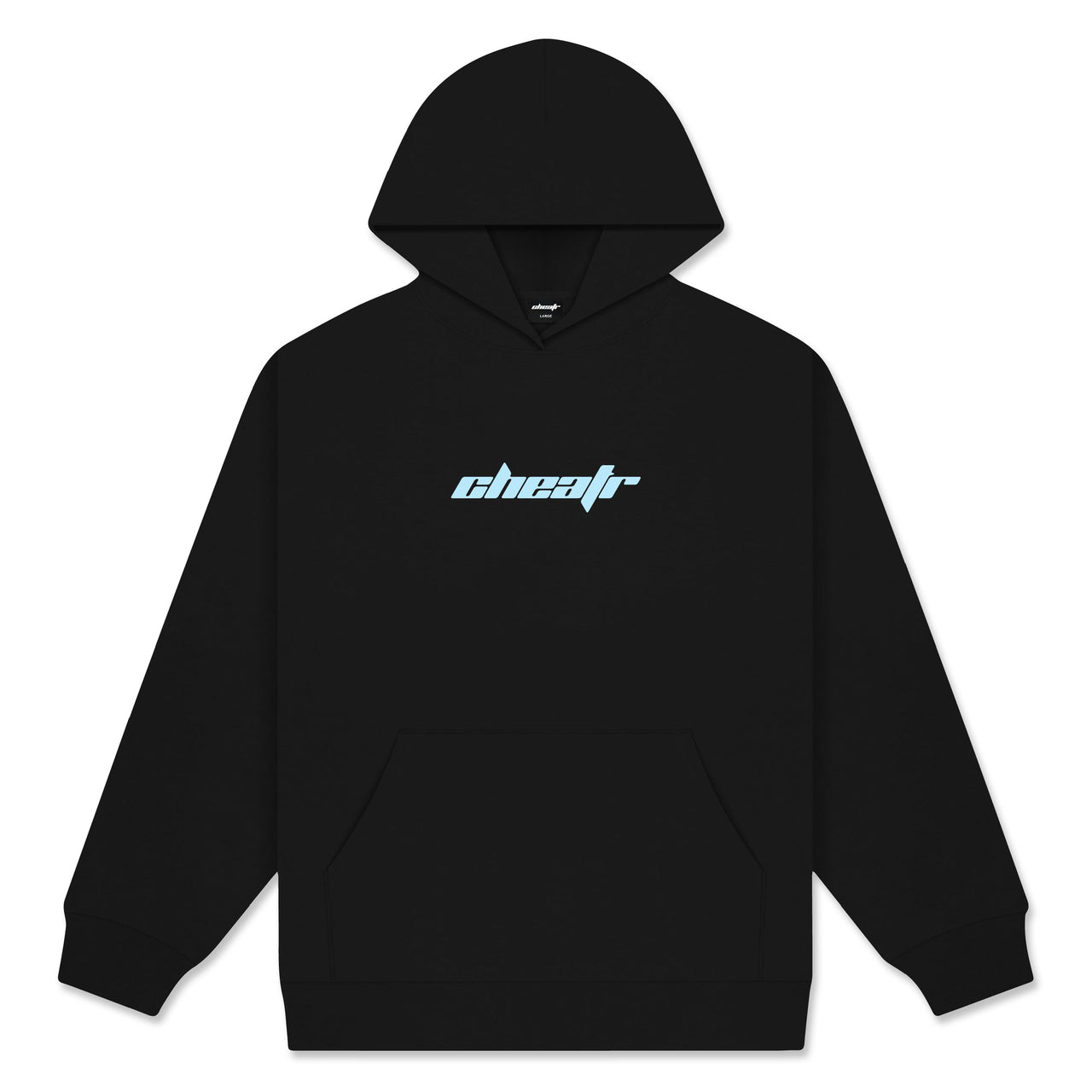 CHEATR - LOGO HOODIE  - BLACK
