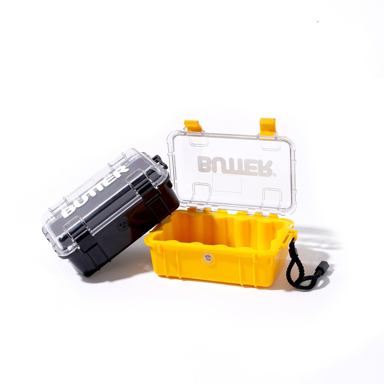 BUTTER GOODS - LOGO PLASTIC CASE - YELLOW