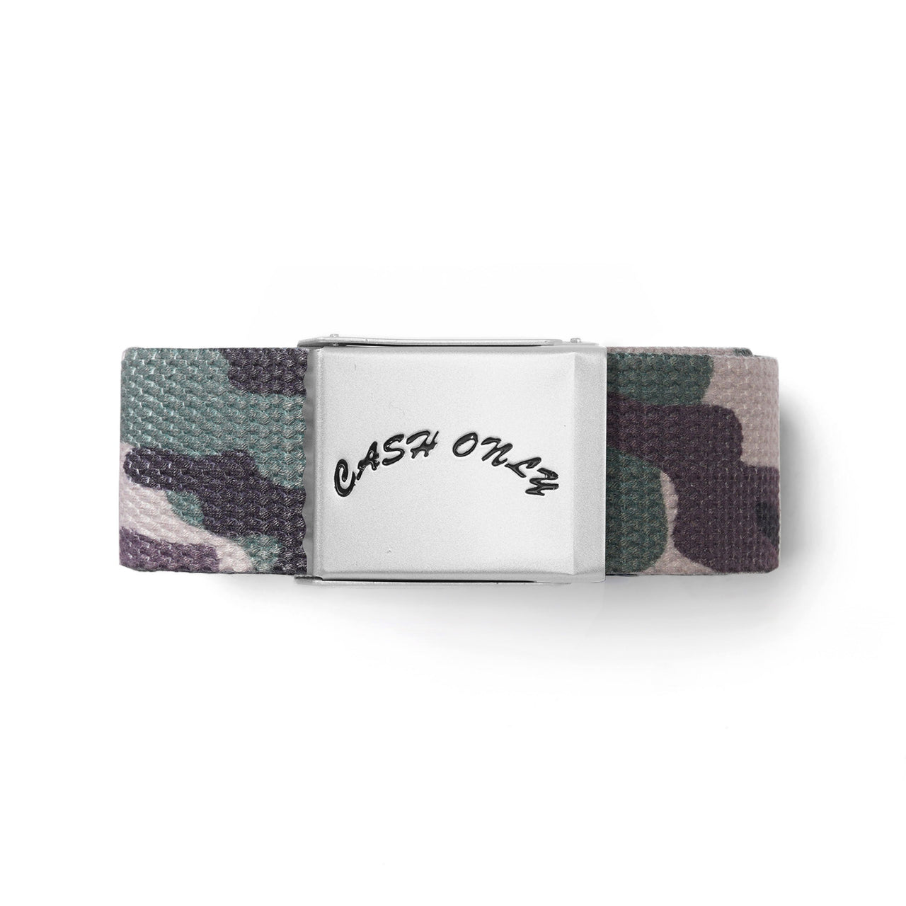 CASH ONLY - LOGO WEB BELT - CAMO