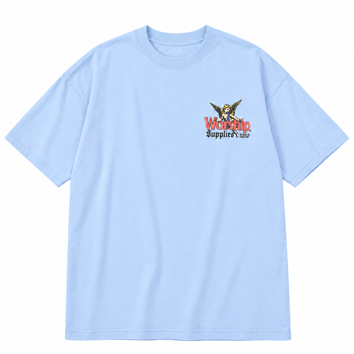 WORSHIP - RISE AND SHINE TEE - DREAM BLUE