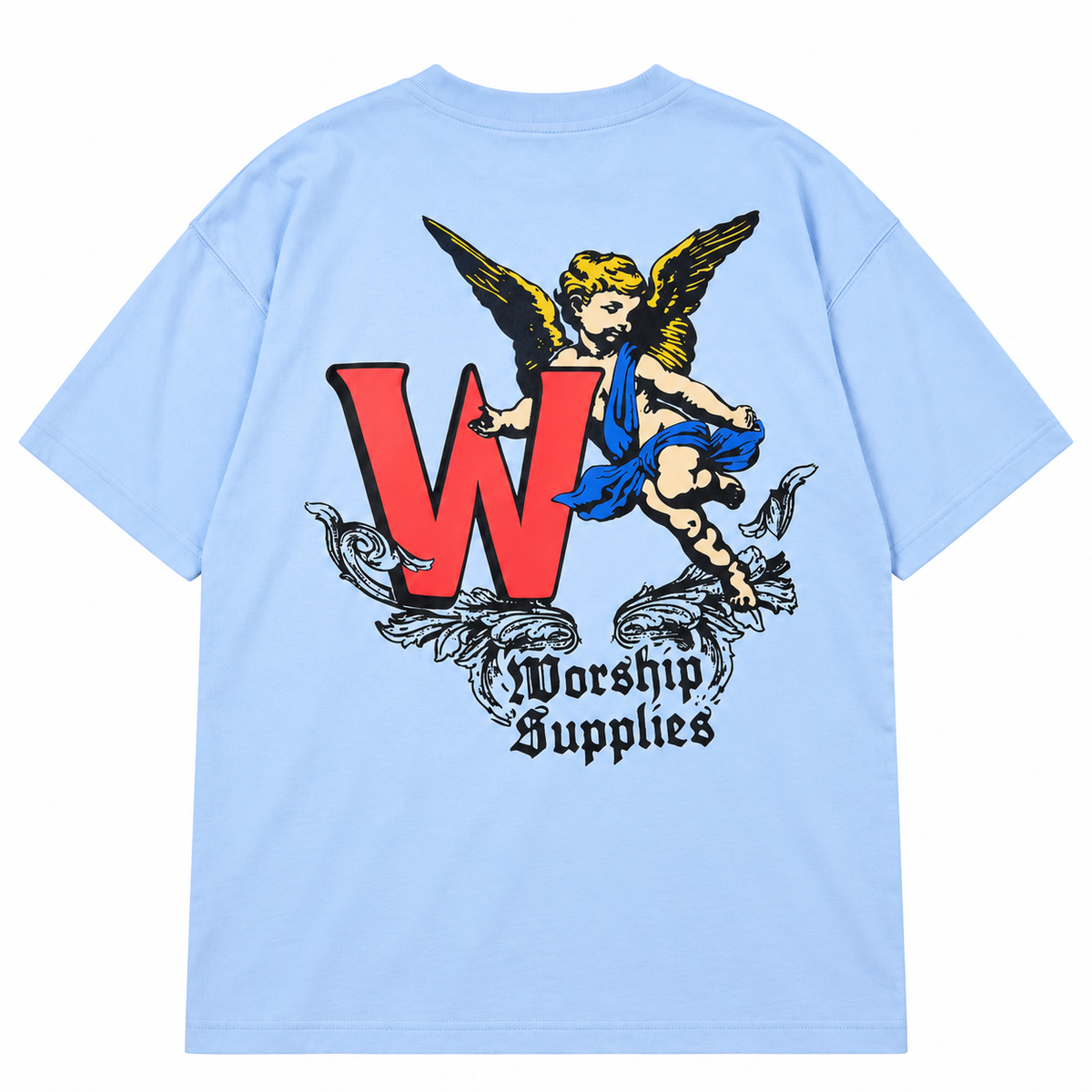 WORSHIP - RISE AND SHINE TEE - DREAM BLUE