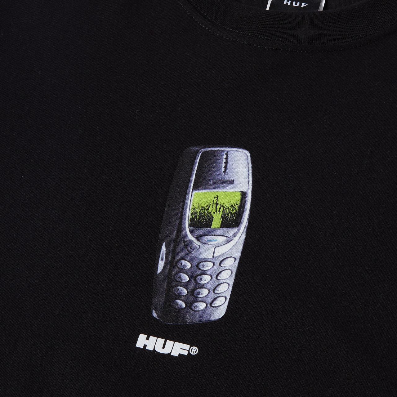 HUF - MISSED CALL T-SHIRT - BLACK