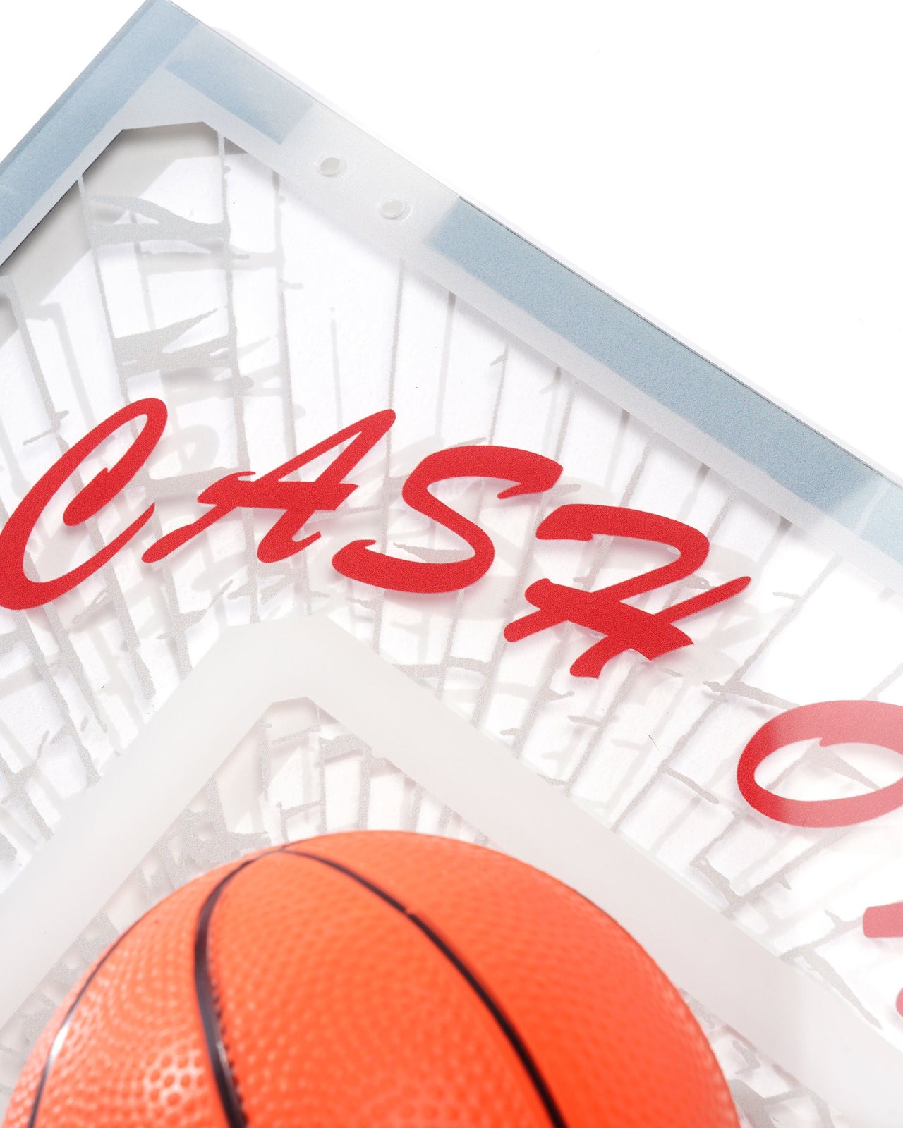 CASH ONLY - MINI BASKETBALL HOOP - TRANSPARENT