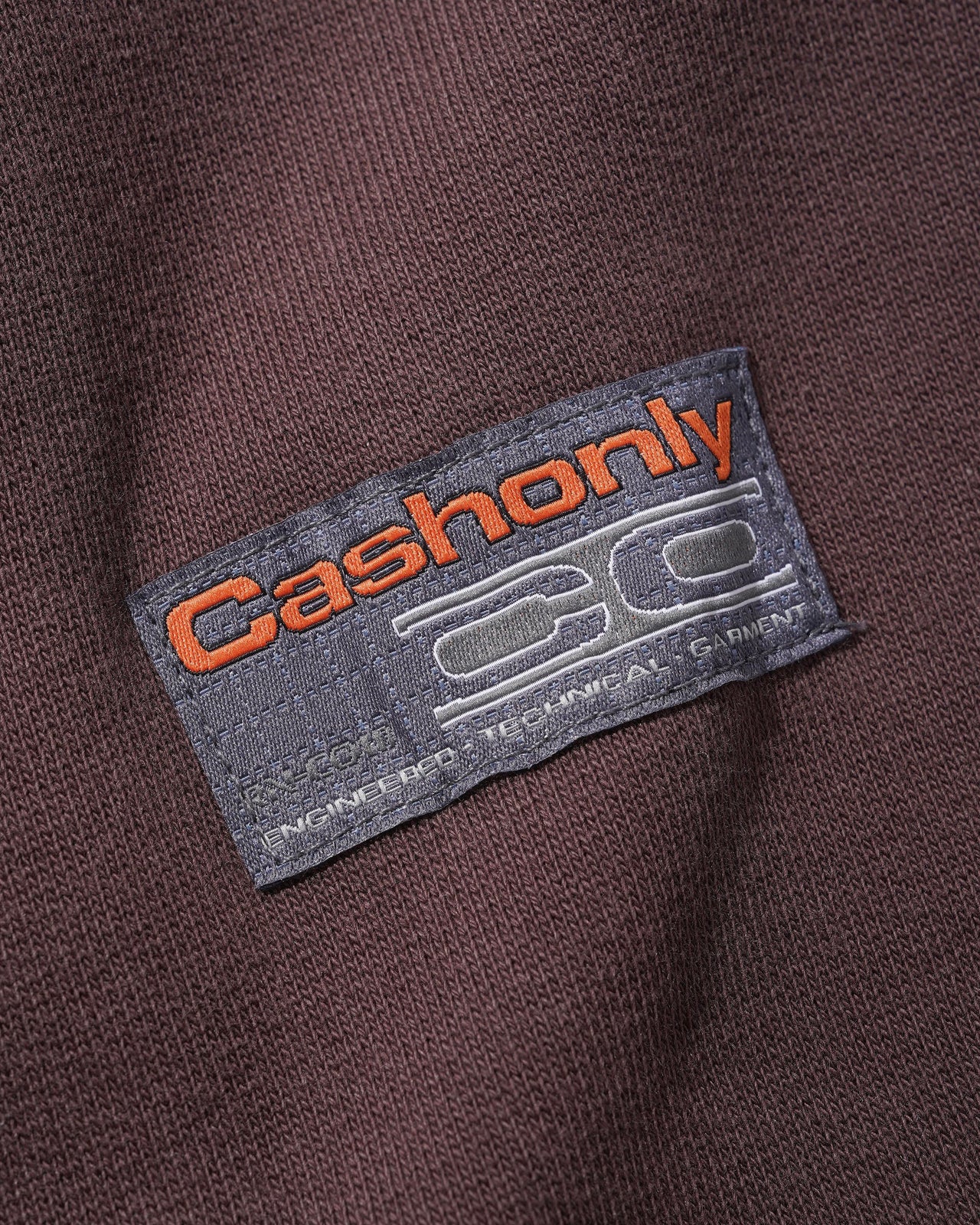 CASH ONLY - MOTION PANEL CREWNECK - BLACK / DARK BROWN