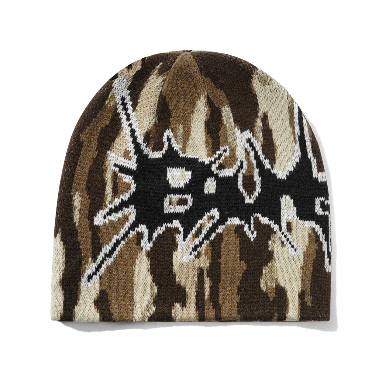 BUTTER GOODS - NAIL SKULLY BEANIE - FROG CAMO