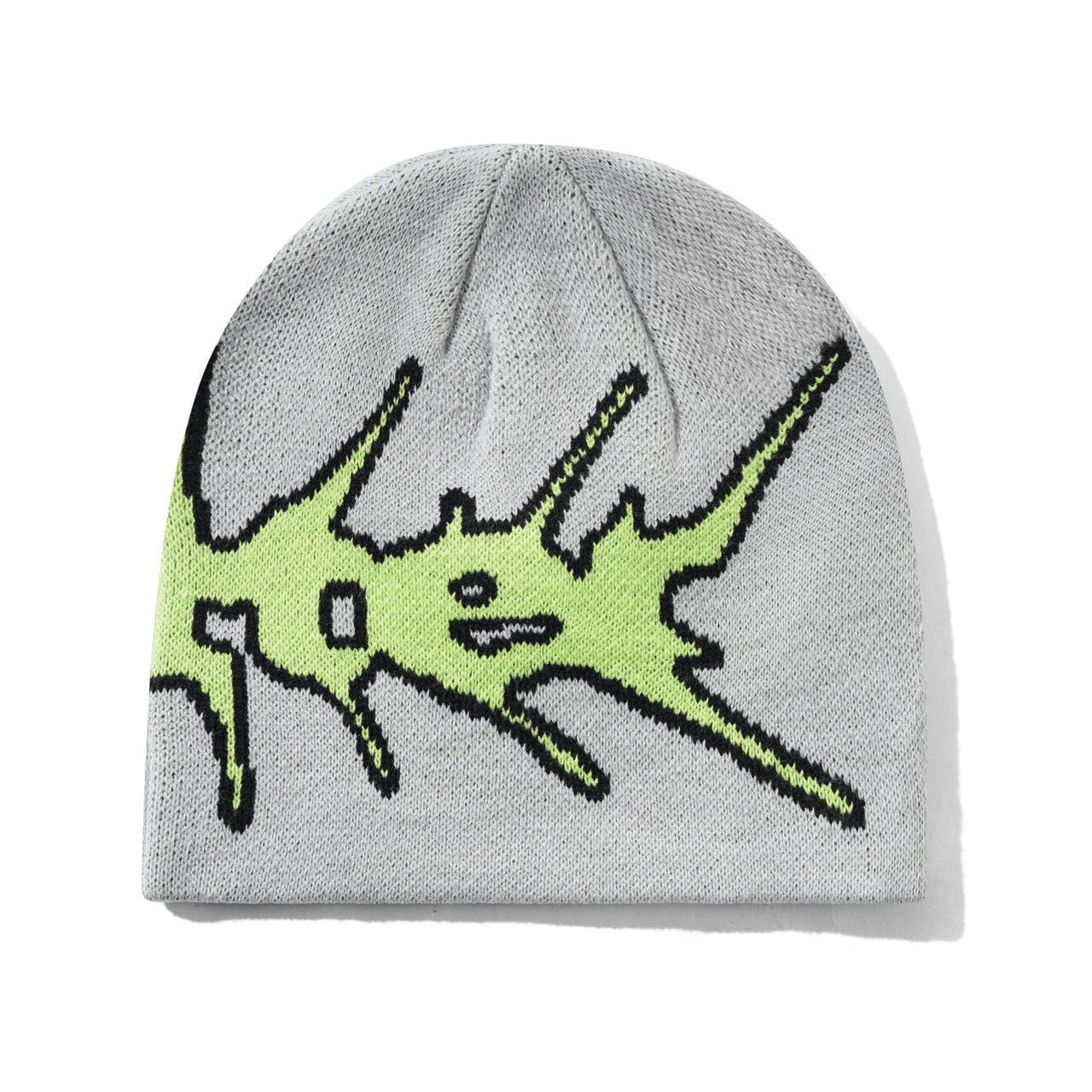 BUTTER GOODS - NAIL SKULLY BEANIE - GREY